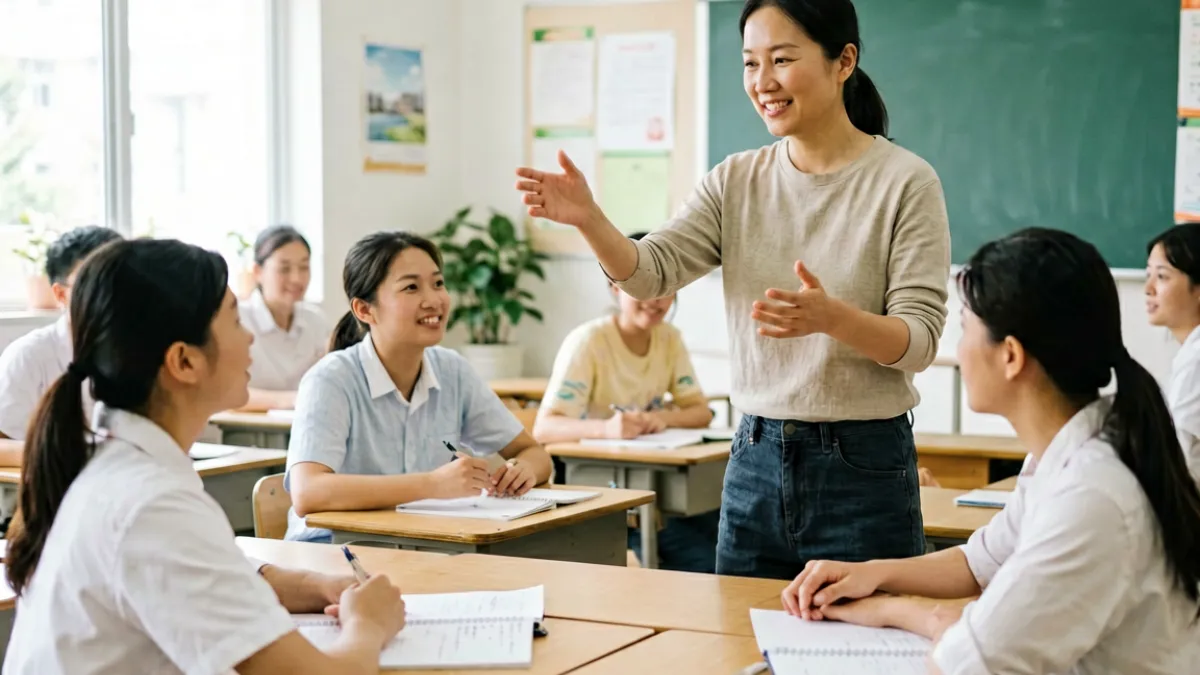 爱妻艺学员在课堂上认真练习技法，老师在旁边逐一指导纠正动作要领